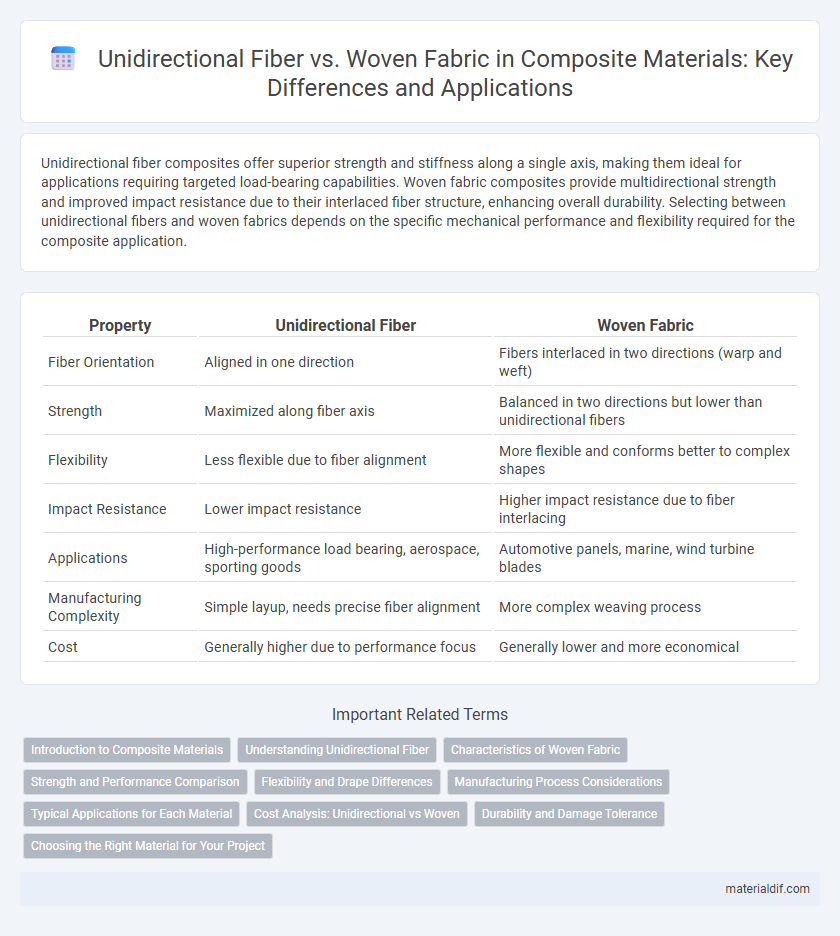 Unidirectional Fiber vs. Woven Fabric in Composite Materials: Key Differences and Applications