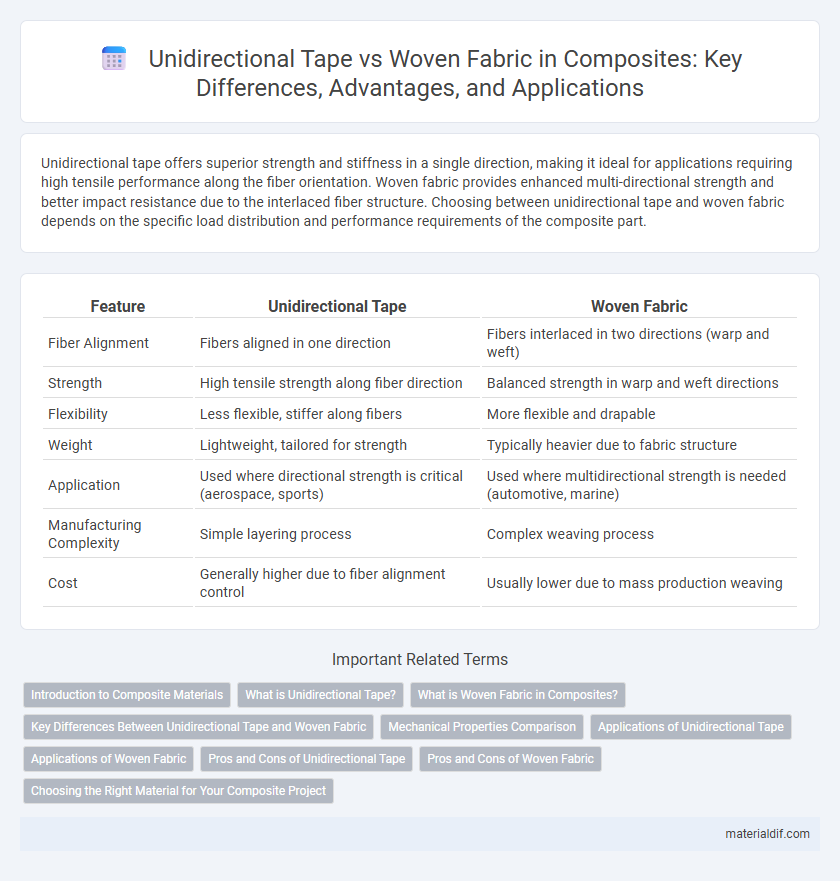 Unidirectional Tape vs Woven Fabric in Composites: Key Differences, Advantages, and Applications
