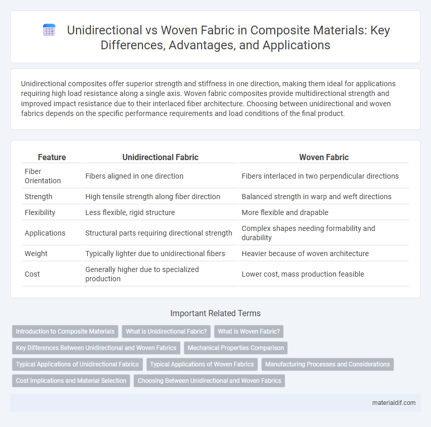 Unidirectional vs Woven Fabric in Composite Materials: Key Differences, Advantages, and Applications
