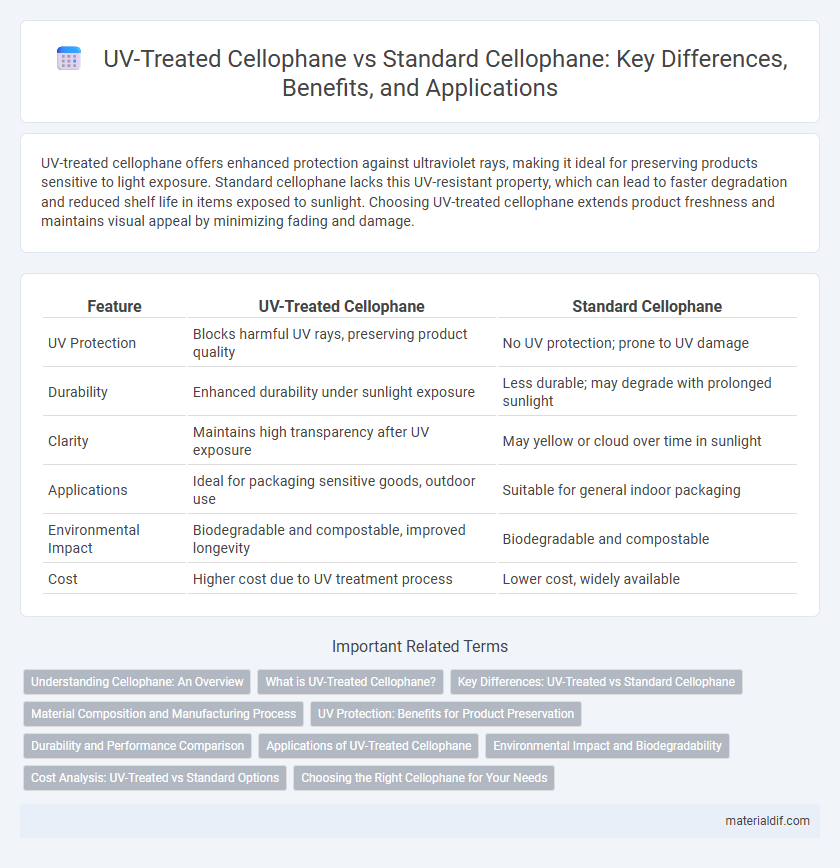 UV-Treated Cellophane vs Standard Cellophane: Key Differences, Benefits, and Applications