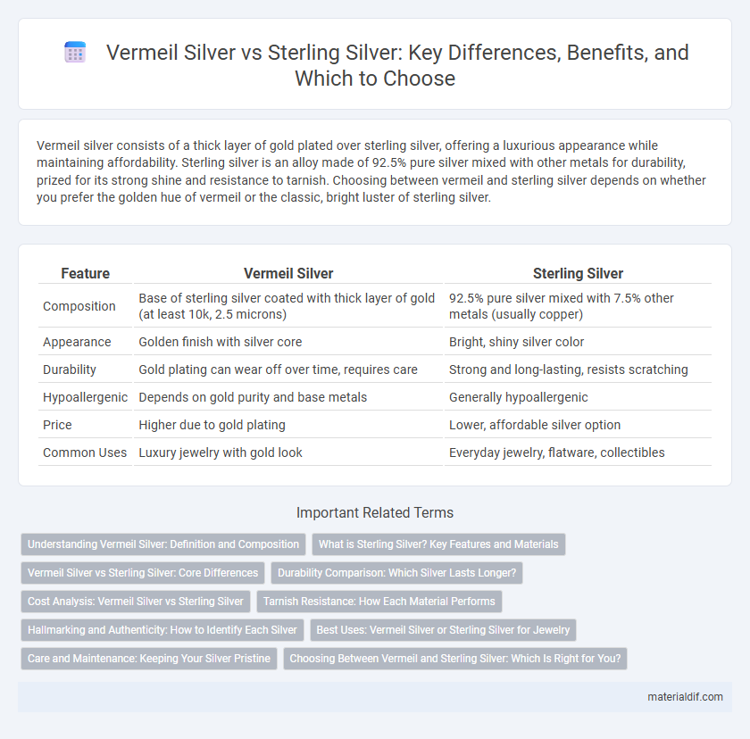 Vermeil Silver vs Sterling Silver: Key Differences, Benefits, and Which to Choose