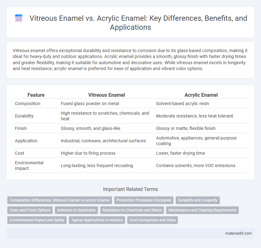 Vitreous Enamel vs. Acrylic Enamel: Key Differences, Benefits, and Applications