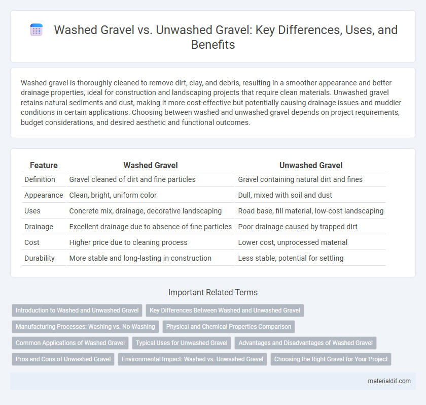 Washed Gravel vs. Unwashed Gravel: Key Differences, Uses, and Benefits
