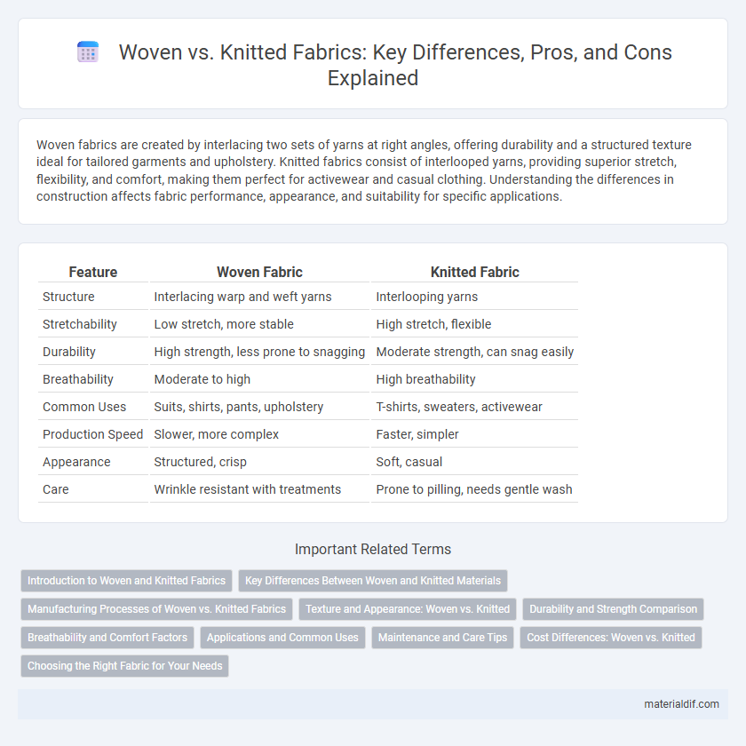 Woven vs. Knitted Fabrics: Key Differences, Pros, and Cons Explained