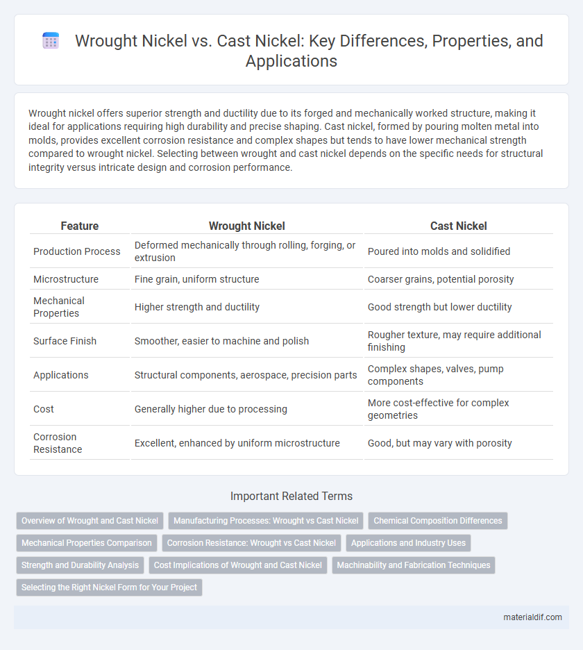 Wrought Nickel vs. Cast Nickel: Key Differences, Properties, and Applications