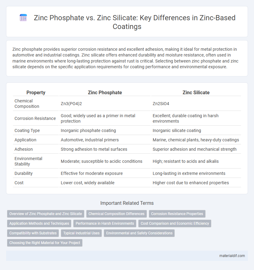 Zinc Phosphate vs. Zinc Silicate: Key Differences in Zinc-Based Coatings