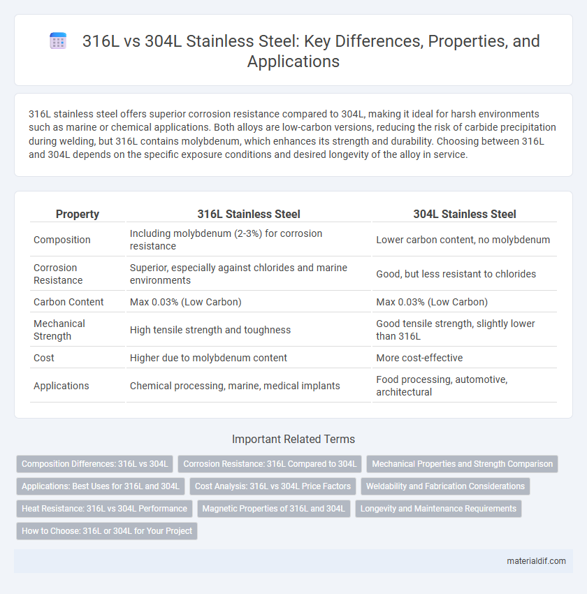316L vs 304L Stainless Steel: Key Differences, Properties, and Applications