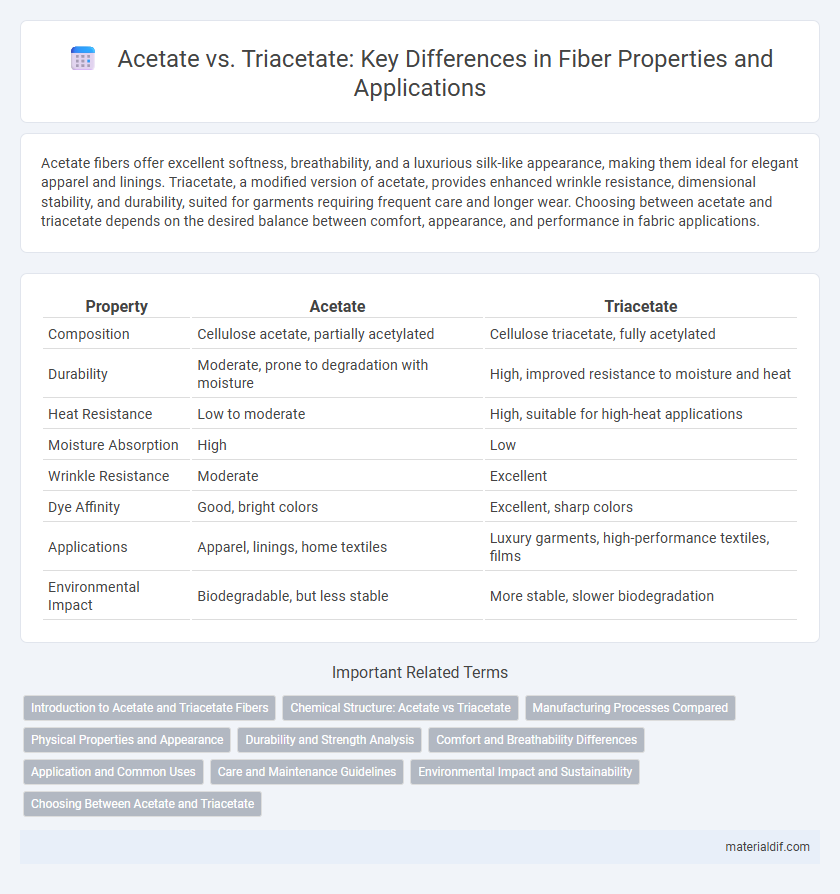 Acetate vs. Triacetate: Key Differences in Fiber Properties and Applications