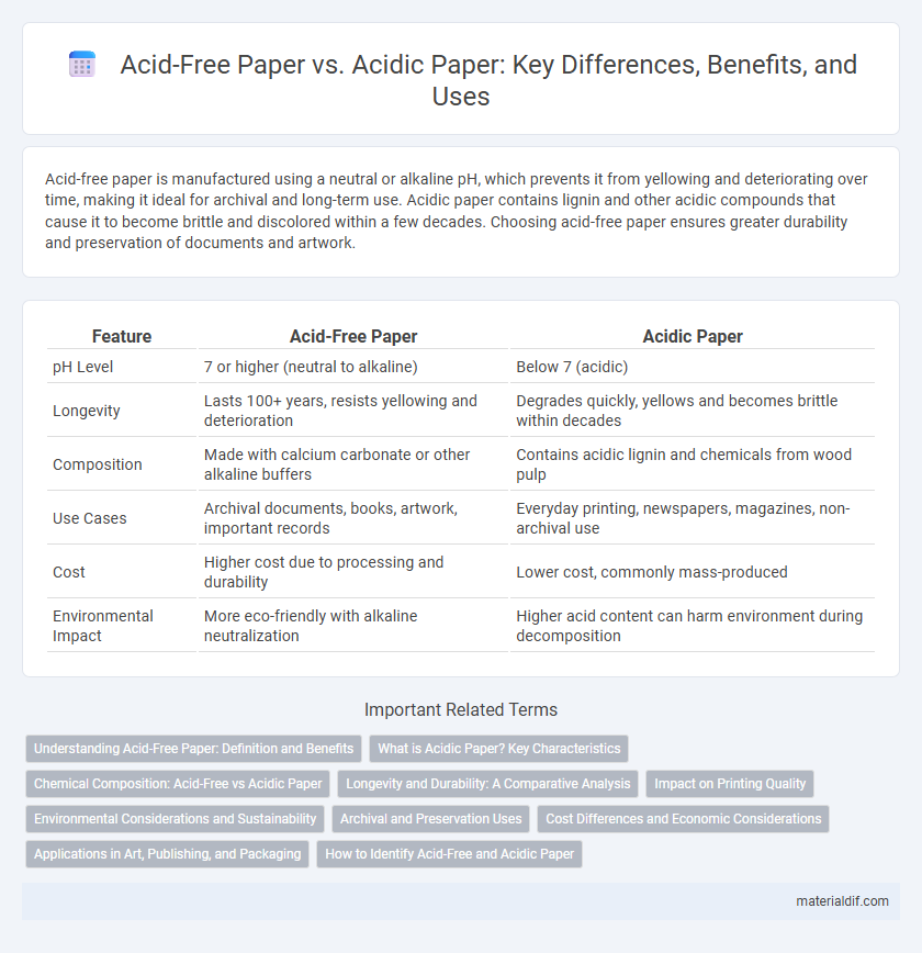 Acid-Free Paper vs. Acidic Paper: Key Differences, Benefits, and Uses