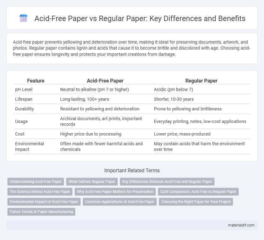 Acid-Free Paper vs Regular Paper: Key Differences and Benefits