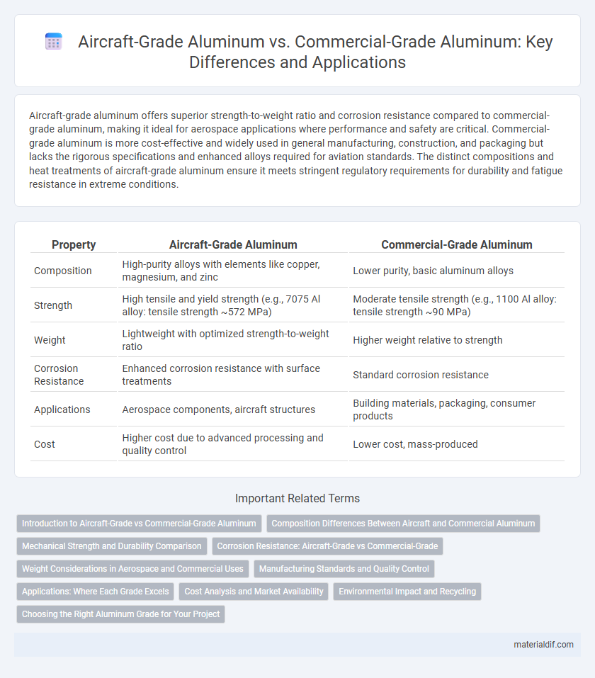 Aircraft-Grade Aluminum vs. Commercial-Grade Aluminum: Key Differences and Applications