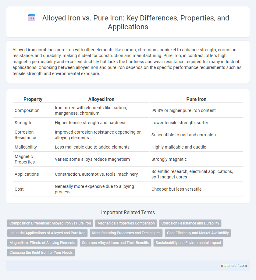 Alloyed Iron vs. Pure Iron: Key Differences, Properties, and Applications