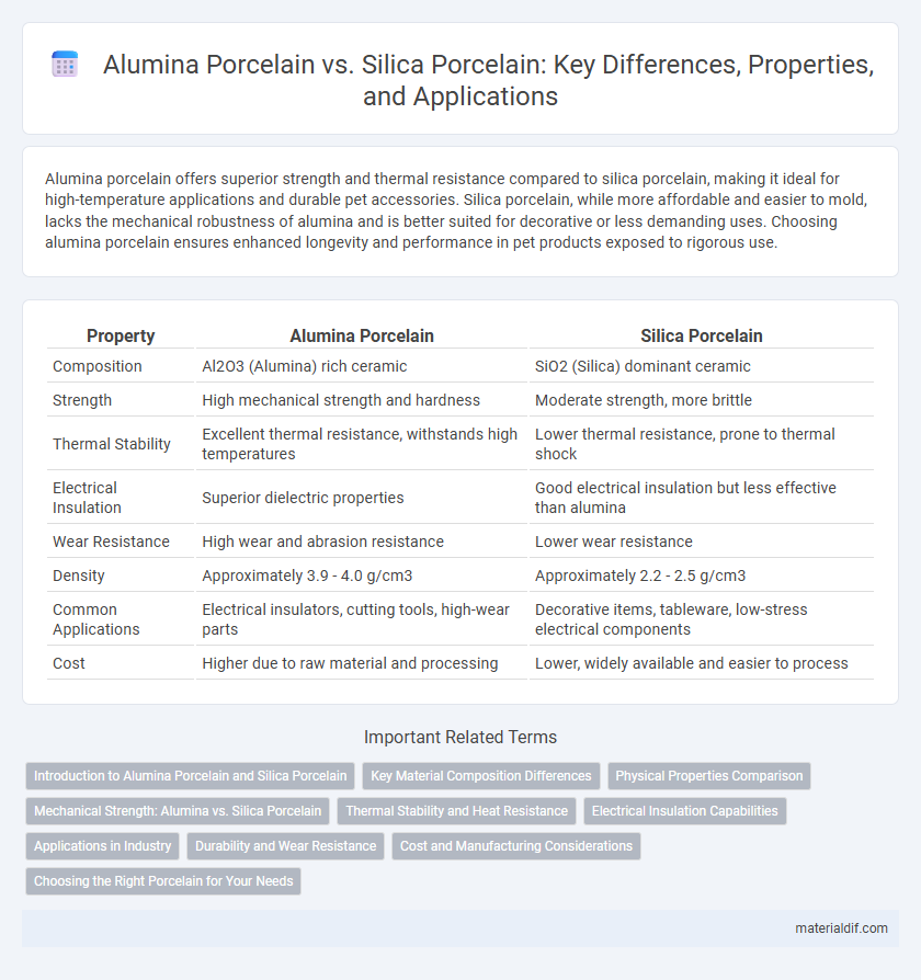 Alumina Porcelain vs. Silica Porcelain: Key Differences, Properties, and Applications