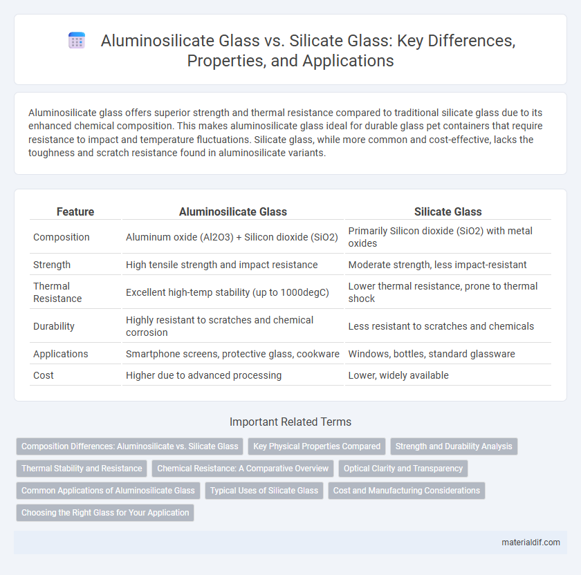 Aluminosilicate Glass vs. Silicate Glass: Key Differences, Properties, and Applications