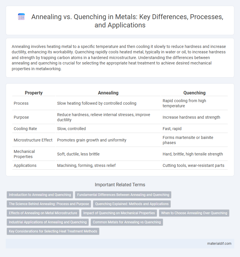 Annealing vs. Quenching in Metals: Key Differences, Processes, and Applications