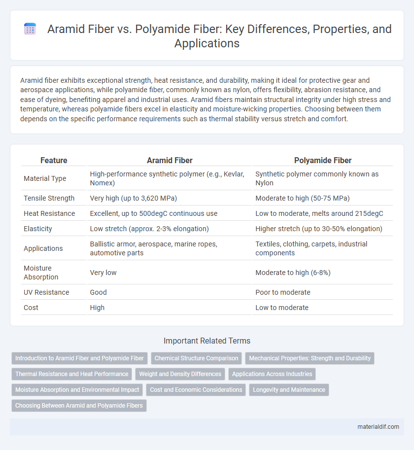 Aramid Fiber vs. Polyamide Fiber: Key Differences, Properties, and Applications