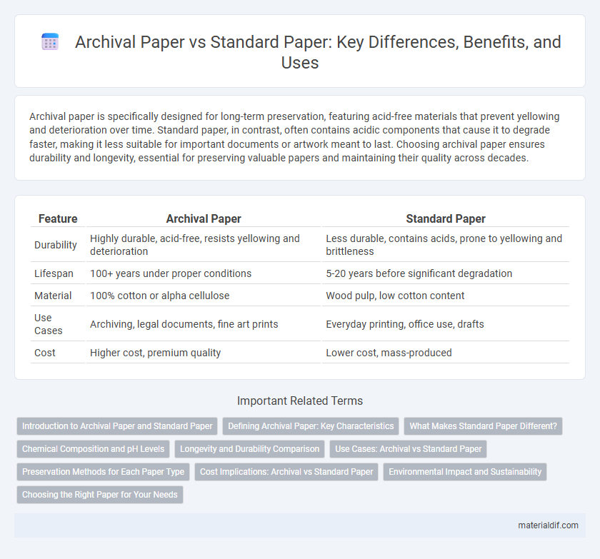 Archival Paper vs Standard Paper: Key Differences, Benefits, and Uses