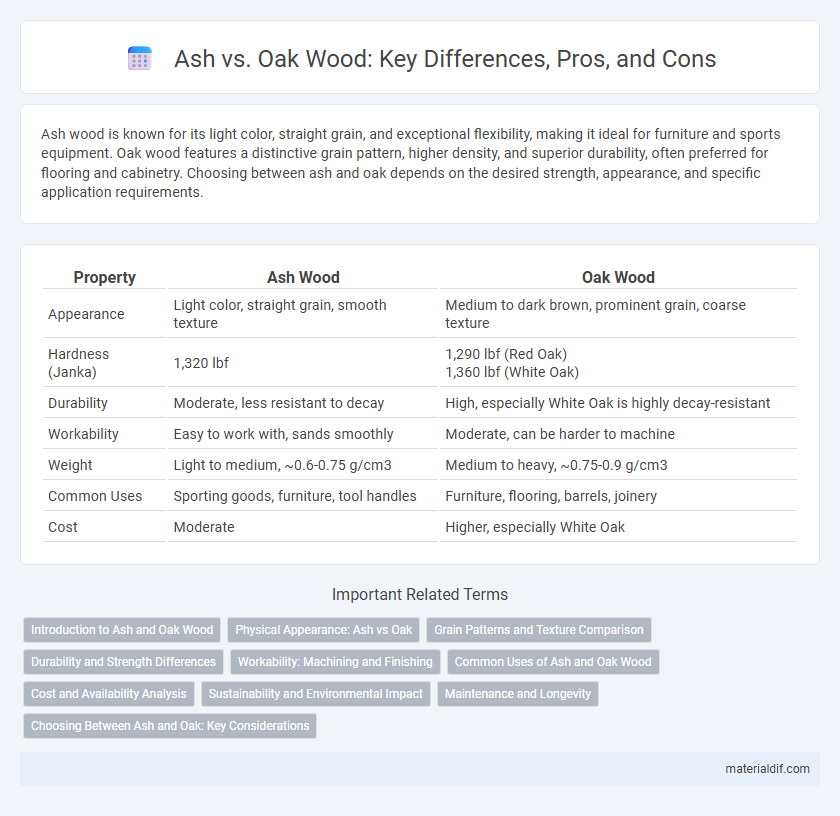 Ash vs. Oak Wood: Key Differences, Pros, and Cons