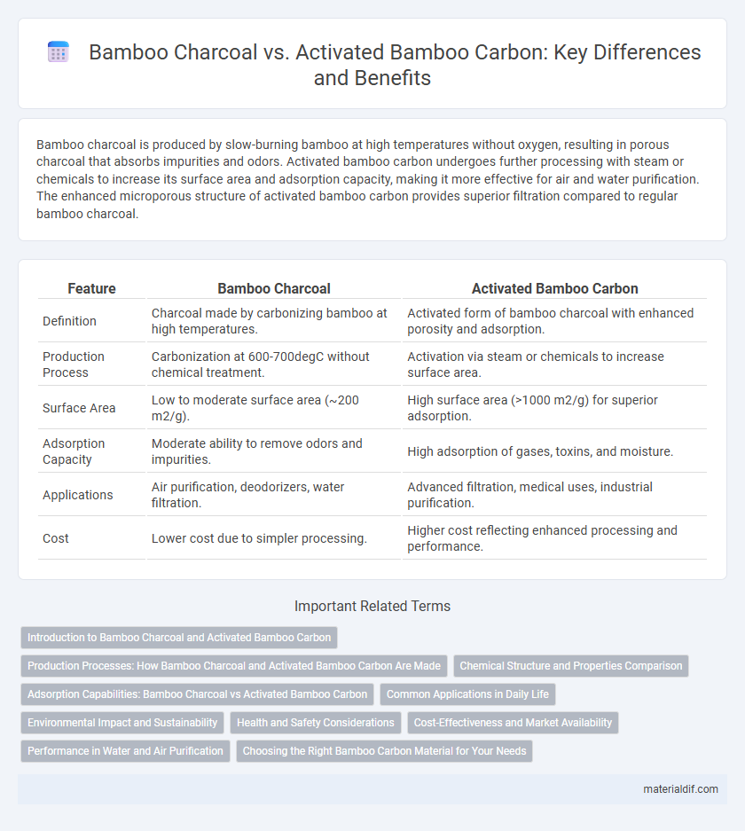 Bamboo Charcoal vs. Activated Bamboo Carbon: Key Differences and Benefits