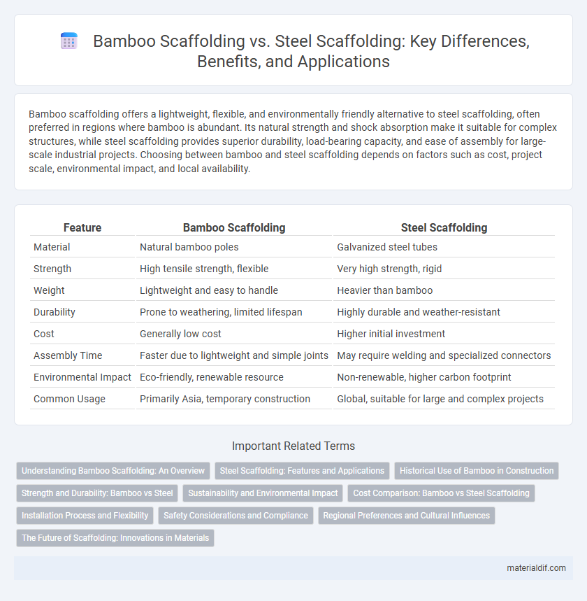Bamboo Scaffolding vs. Steel Scaffolding: Key Differences, Benefits, and Applications