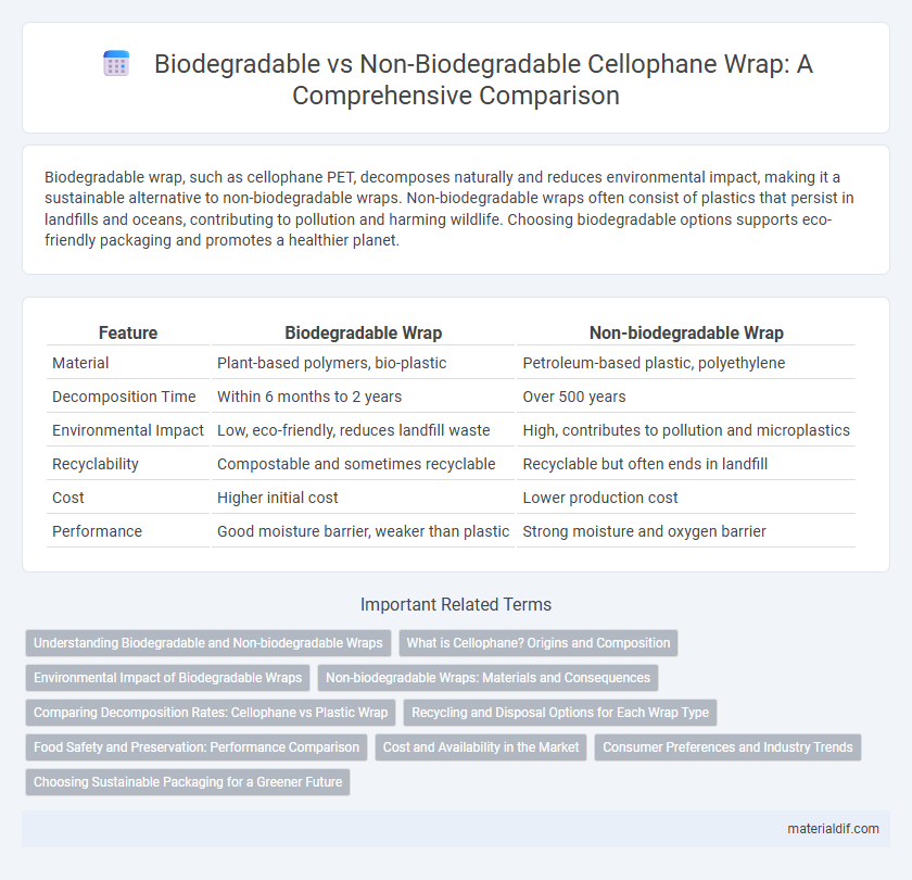 Biodegradable vs Non-Biodegradable Cellophane Wrap: A Comprehensive Comparison