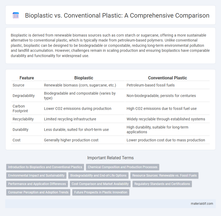 Bioplastic vs. Conventional Plastic: A Comprehensive Comparison