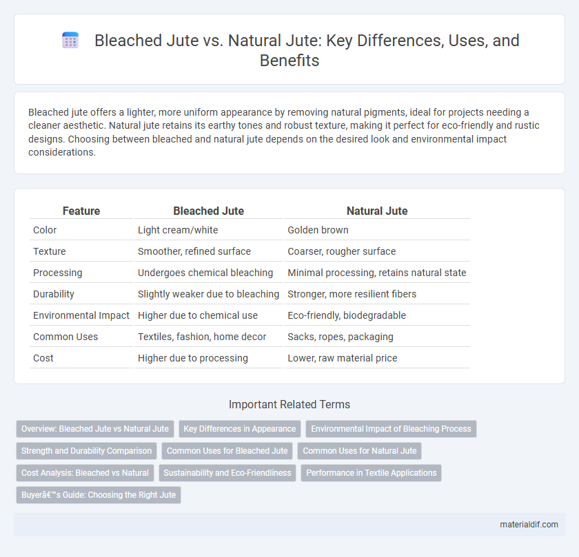 Bleached Jute vs. Natural Jute: Key Differences, Uses, and Benefits