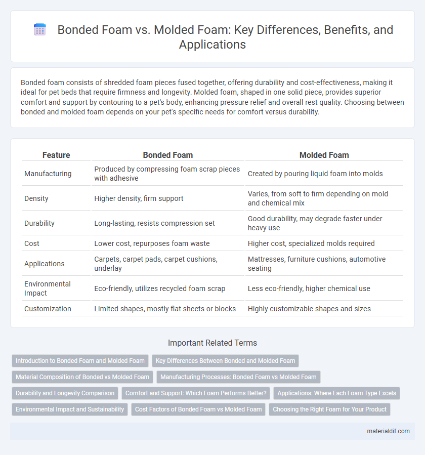 Bonded Foam vs. Molded Foam: Key Differences, Benefits, and Applications