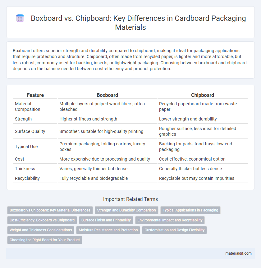 Boxboard vs. Chipboard: Key Differences in Cardboard Packaging Materials