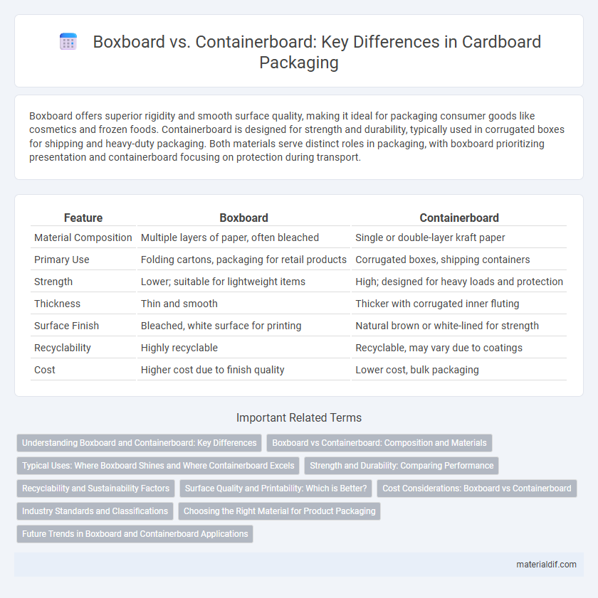Boxboard vs. Containerboard: Key Differences in Cardboard Packaging
