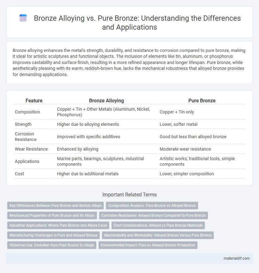 Bronze Alloying vs. Pure Bronze: Understanding the Differences and Applications