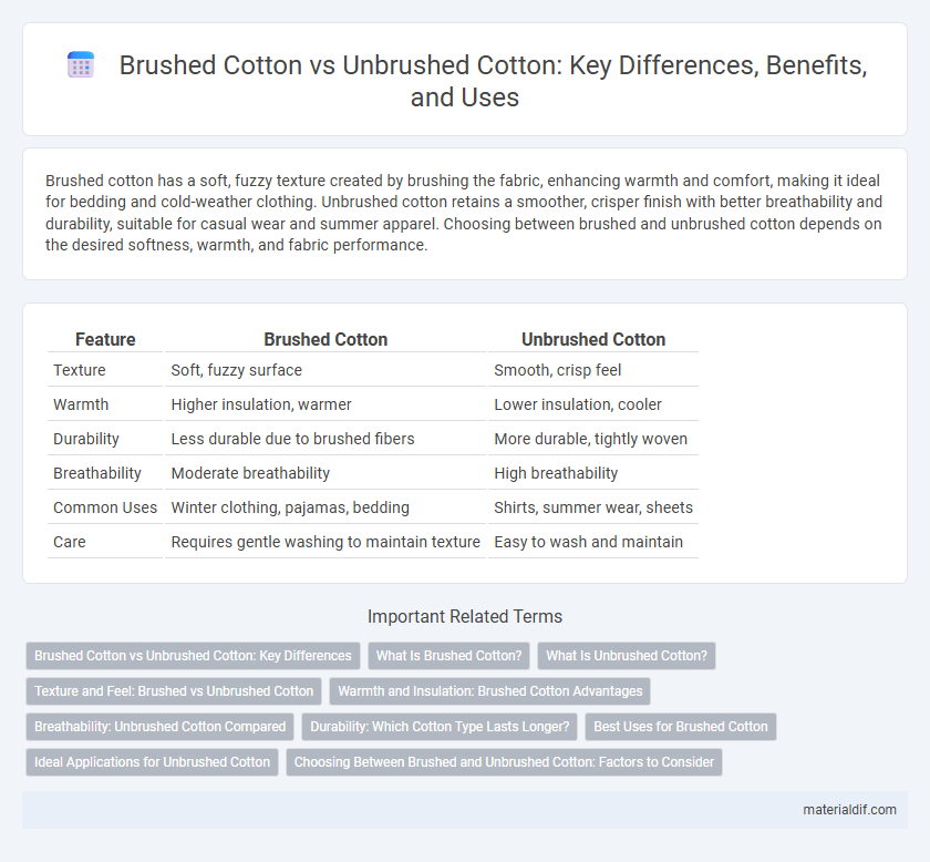 Brushed Cotton vs Unbrushed Cotton: Key Differences, Benefits, and Uses