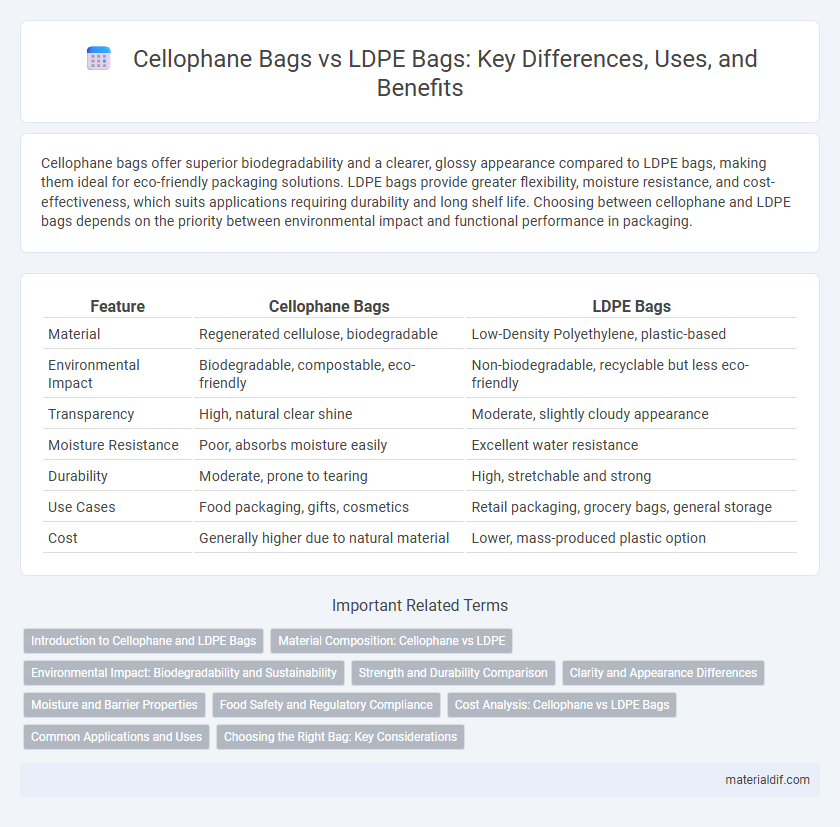 Cellophane Bags vs LDPE Bags: Key Differences, Uses, and Benefits