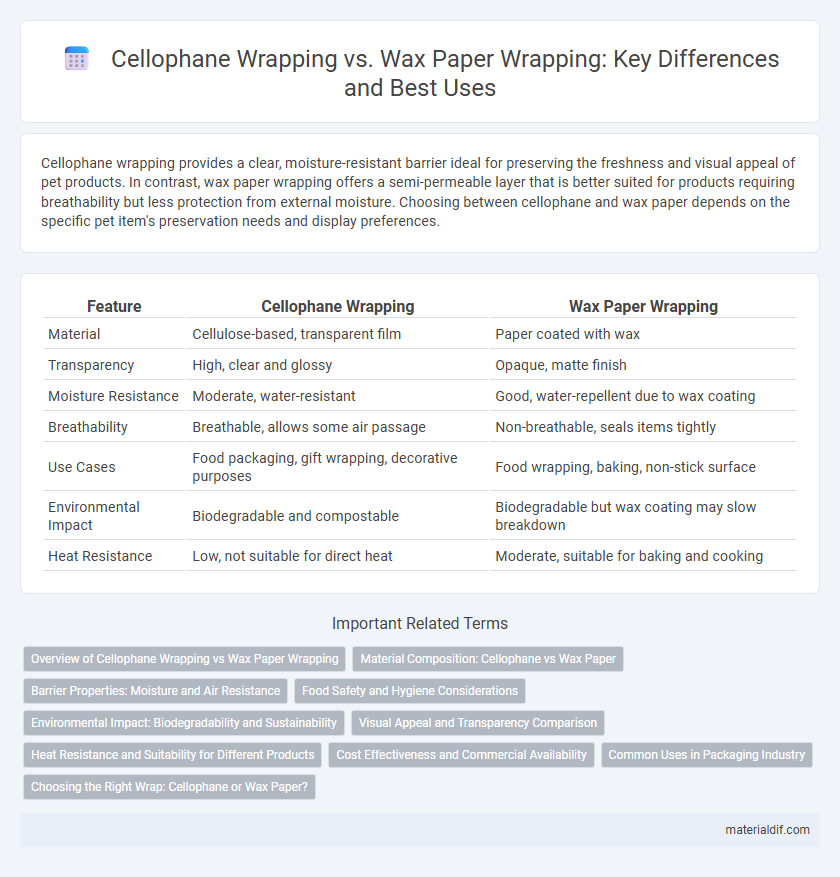Cellophane Wrapping vs. Wax Paper Wrapping: Key Differences and Best Uses
