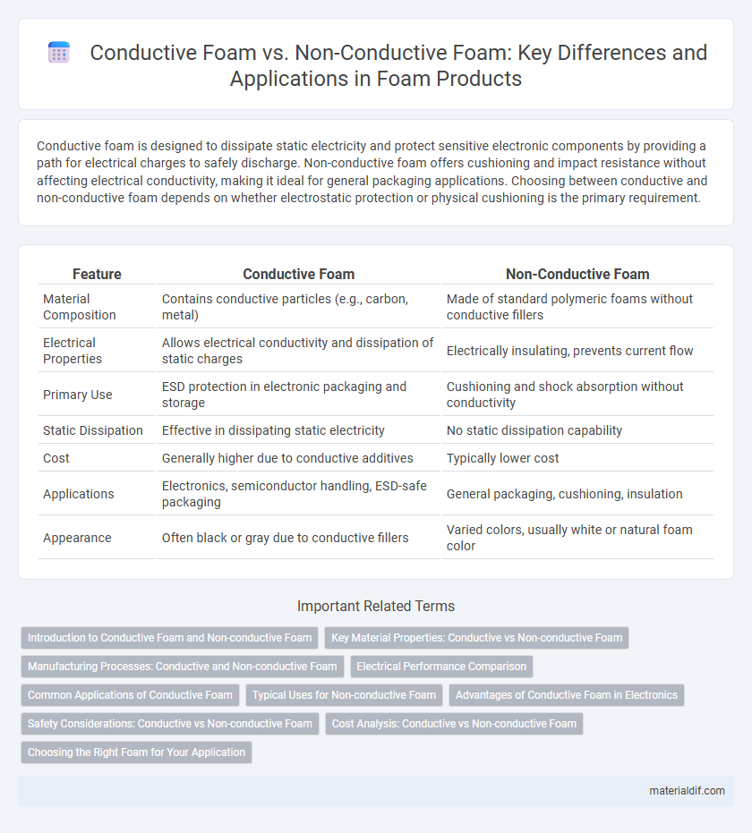 Conductive Foam vs. Non-Conductive Foam: Key Differences and Applications in Foam Products