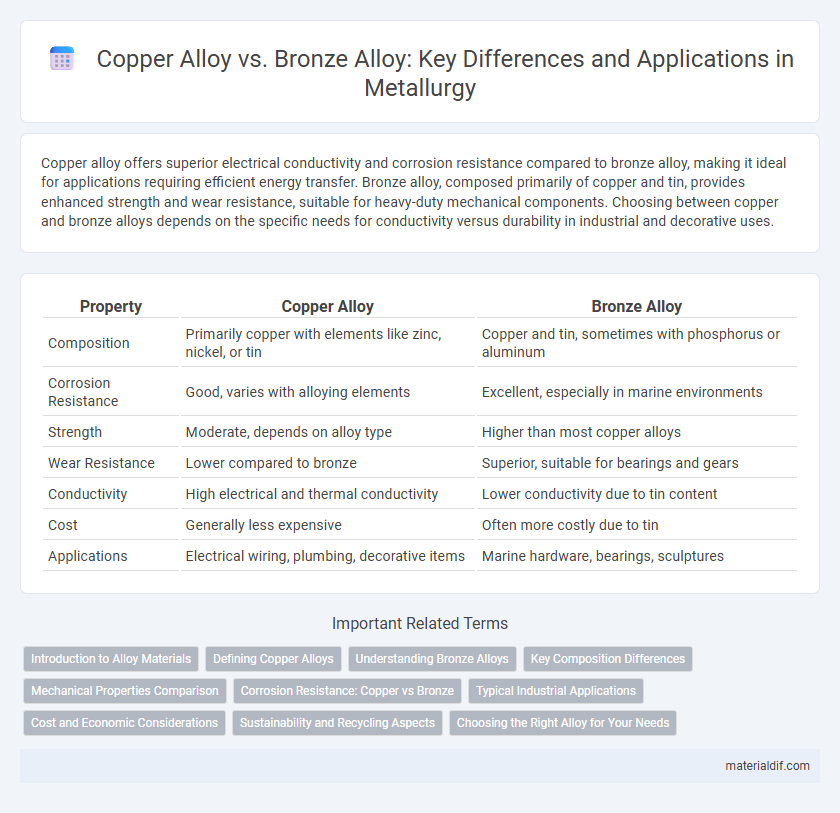 Copper Alloy vs. Bronze Alloy: Key Differences and Applications in Metallurgy