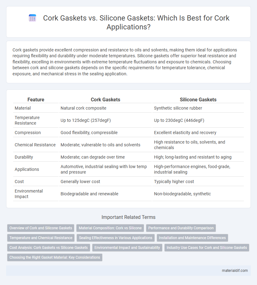 Cork Gaskets vs. Silicone Gaskets: Which Is Best for Cork Applications?