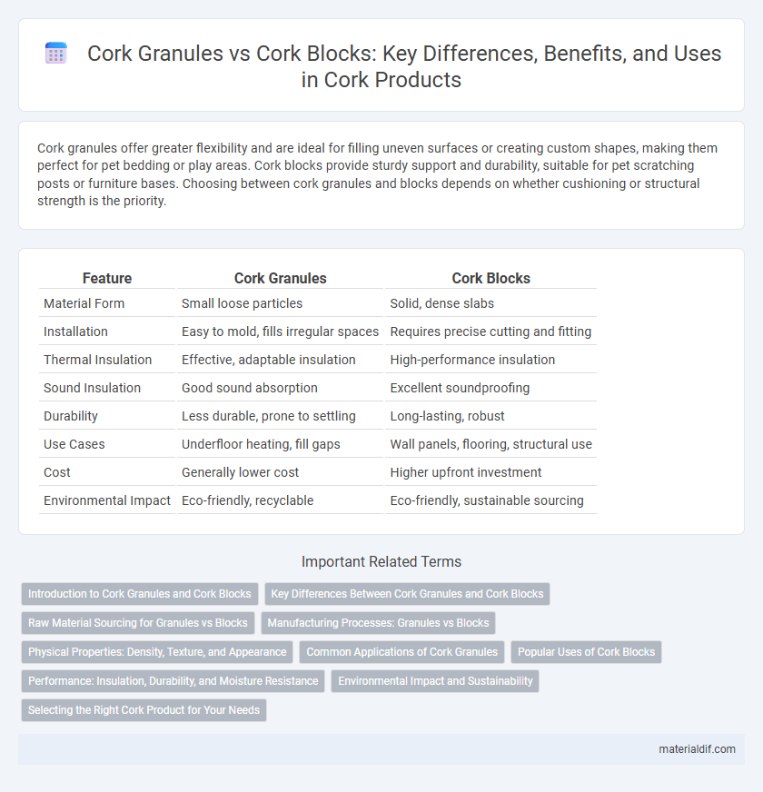 Cork Granules vs Cork Blocks: Key Differences, Benefits, and Uses in Cork Products