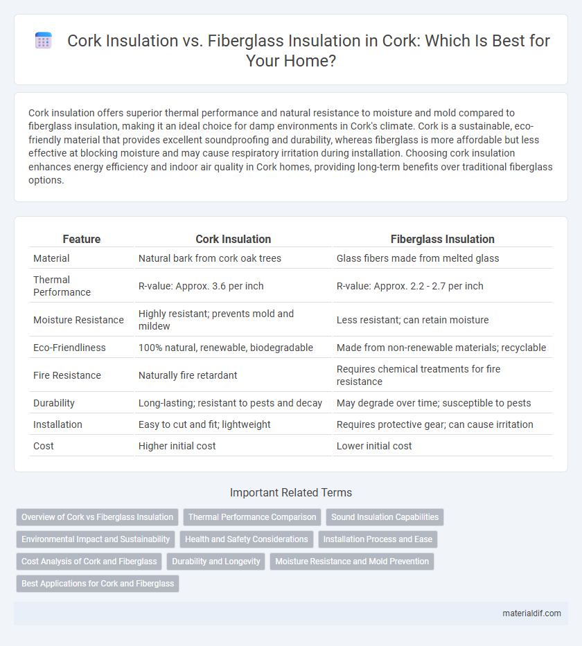 Cork Insulation vs. Fiberglass Insulation in Cork: Which Is Best for Your Home?