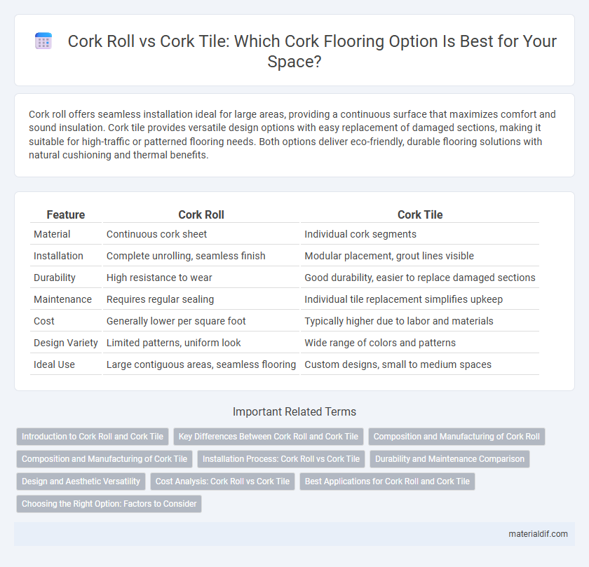 Cork Roll vs Cork Tile: Which Cork Flooring Option Is Best for Your Space?