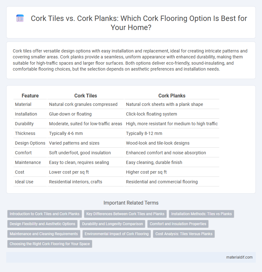 Cork Tiles vs. Cork Planks: Which Cork Flooring Option Is Best for Your Home?