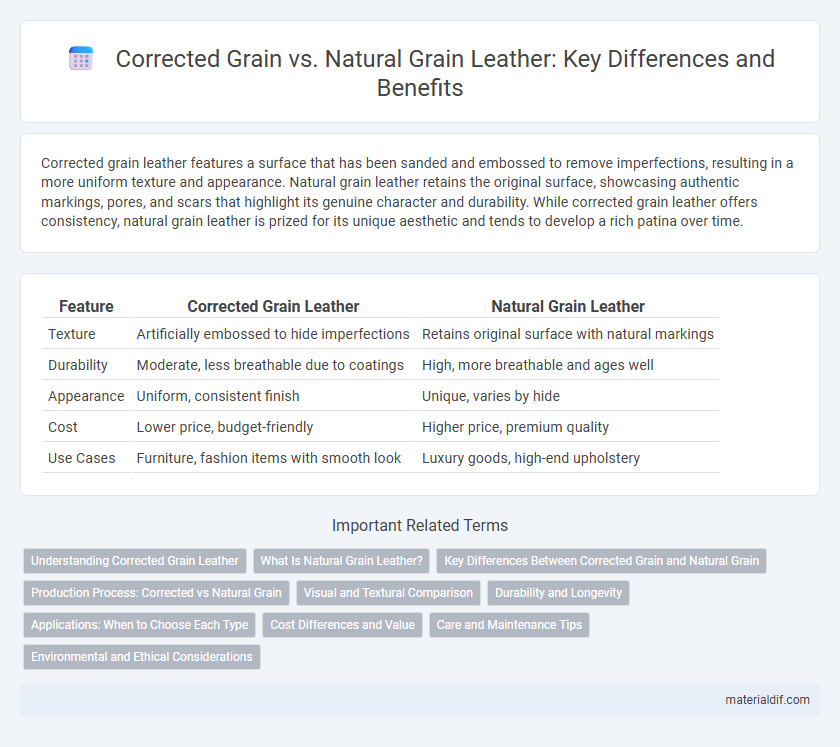 Corrected Grain vs. Natural Grain Leather: Key Differences and Benefits