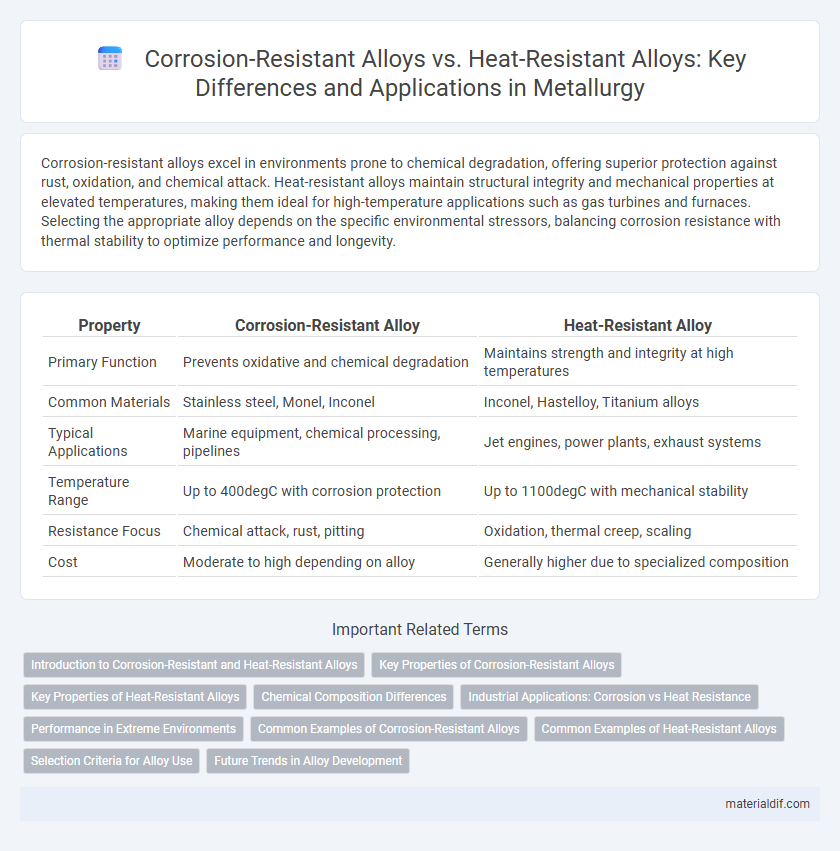 Corrosion-Resistant Alloys vs. Heat-Resistant Alloys: Key Differences and Applications in Metallurgy