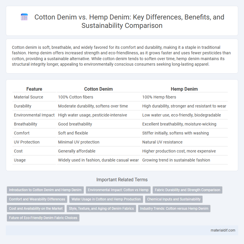 Cotton Denim vs. Hemp Denim: Key Differences, Benefits, and Sustainability Comparison
