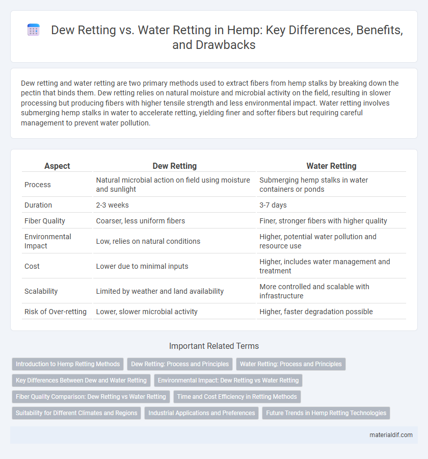 Dew Retting vs. Water Retting in Hemp: Key Differences, Benefits, and Drawbacks