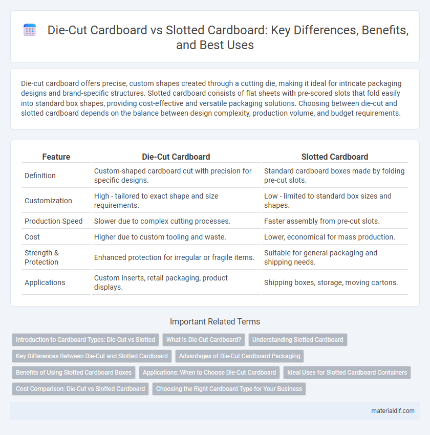 Die-Cut Cardboard vs Slotted Cardboard: Key Differences, Benefits, and Best Uses