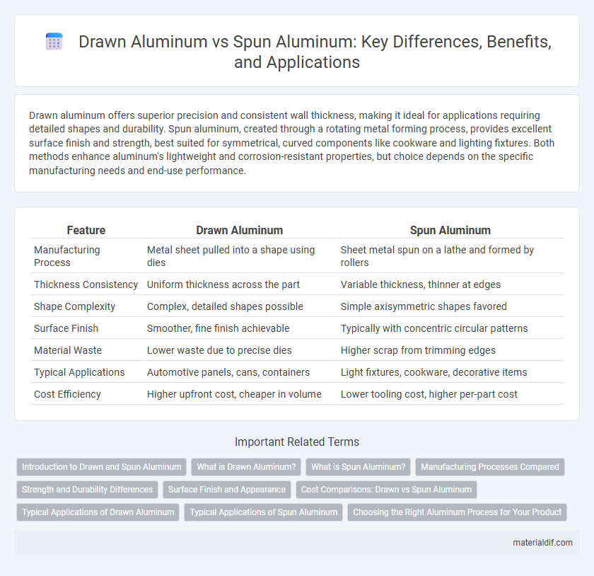 Drawn Aluminum vs Spun Aluminum: Key Differences, Benefits, and Applications