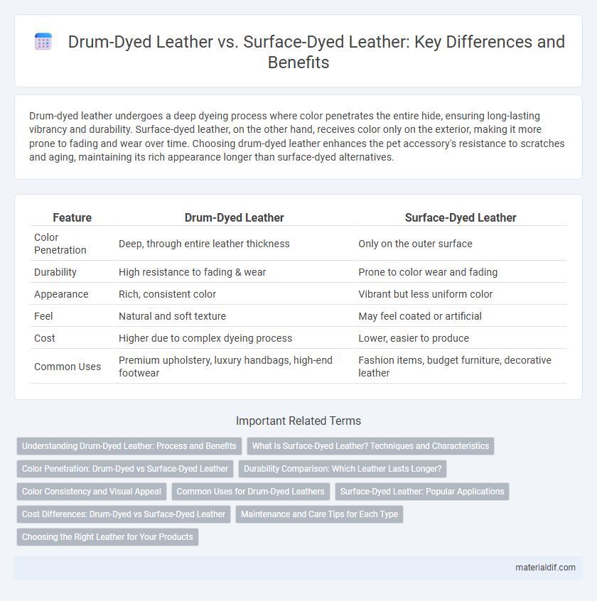 Drum-Dyed Leather vs. Surface-Dyed Leather: Key Differences and Benefits