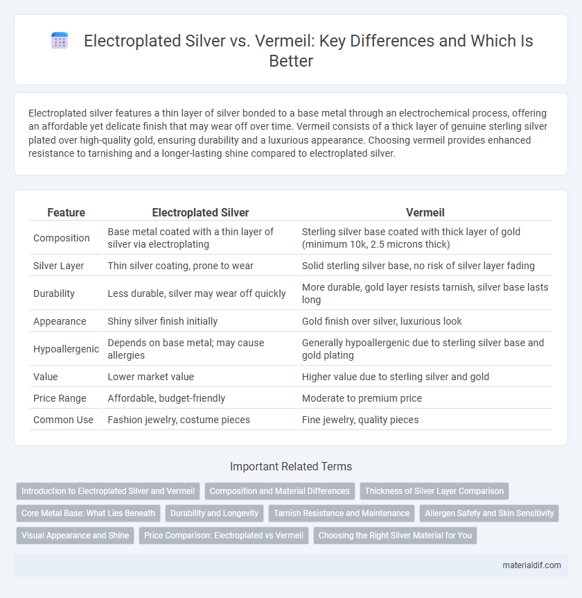Electroplated Silver vs. Vermeil: Key Differences and Which Is Better