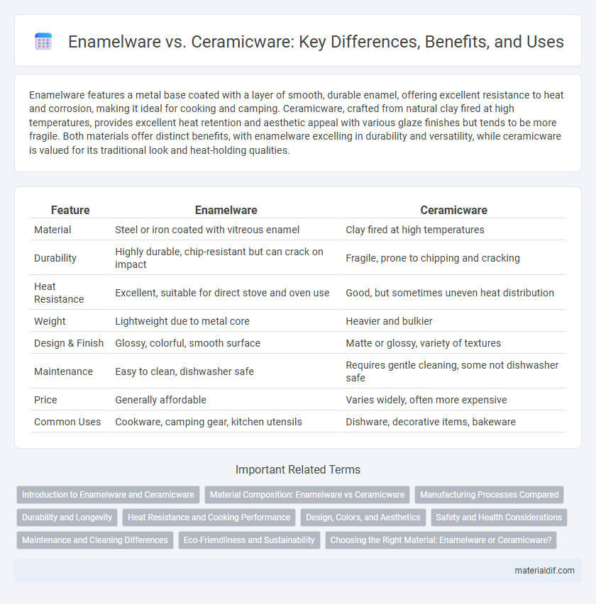 Enamelware vs. Ceramicware: Key Differences, Benefits, and Uses
